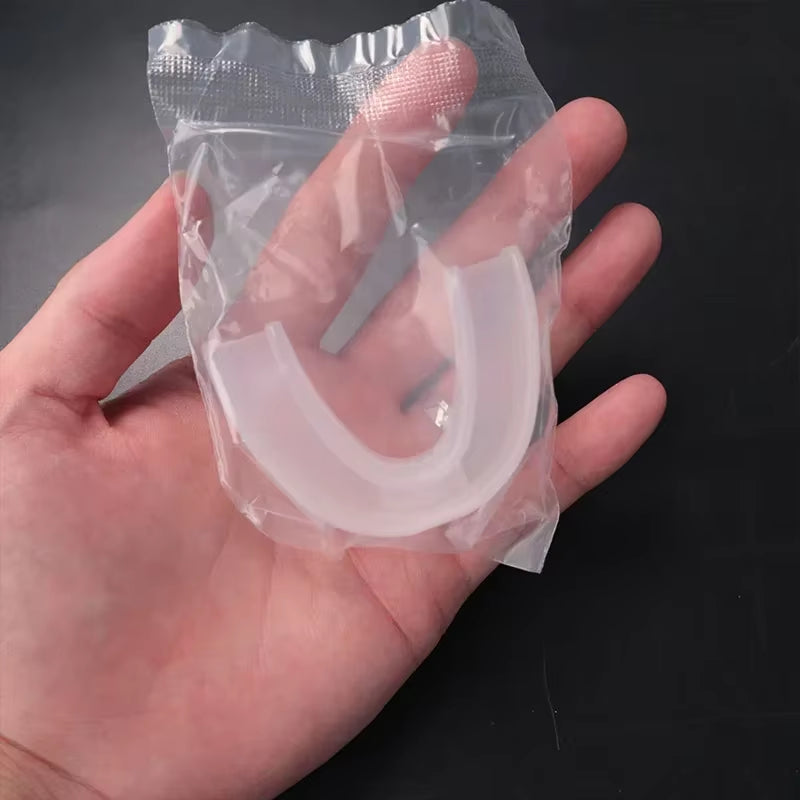 Silicone Stop Snoring anti Snore Mouthpiece Apnea Guard Bruxism Tray Sleeping Aid Mouthguard Health Sleeping Health Care Tool
